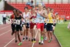 Junior boys 1500 metres, 2015 English Schools Track and Field Champs., Gateshead Stadium. Photo: David T. Hewitson/Sports for All Pics